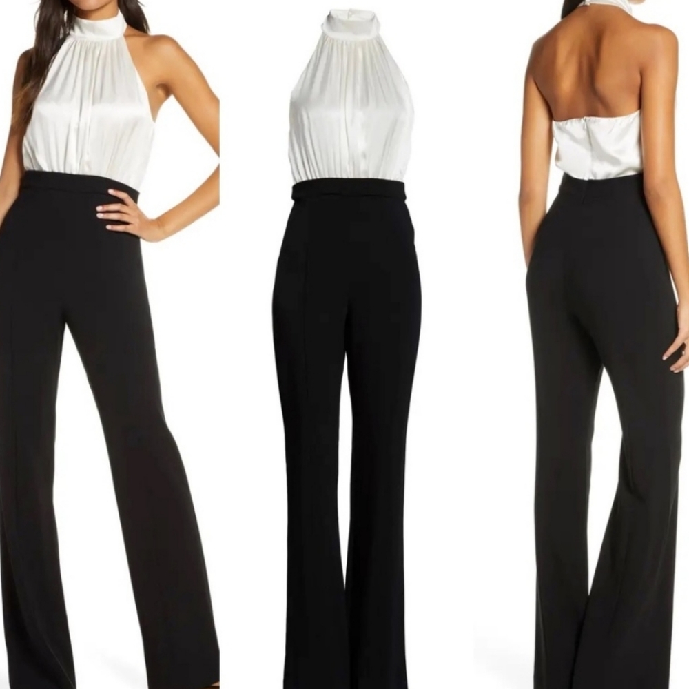 Black Halo Jumpsuit NWT Size 4